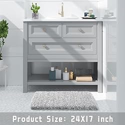 Yimobra Bathroom Rugs Non Slip Washable