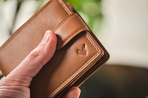Lavalen® Carteras para Hombre RFID Piel Auténtica - Paper Hombre with Monedero Gran Capacidad Hecho a Mano - Billeteras para Hombre - Cartera Piel Hombre Joven - Regalos Originales.…
