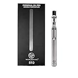 WP Personal Aromatherapy Diffuser Oil Pen for Essential Oils | Provides Stress Anxiety Relief and Helps with Headache | Complete Kit Silver