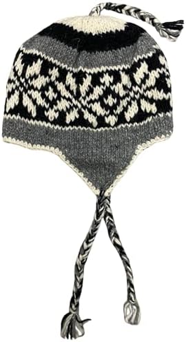 NOVICA Artisan Handmade 100% Alpaca Chullo Hat Striped