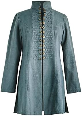April Cornell Chinese Coins Jacket - Women's Long Sleeve Open Front Fashion Coat