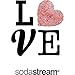 sodastream 1L Metal Love Carbonating Bottle, 1 Bottle