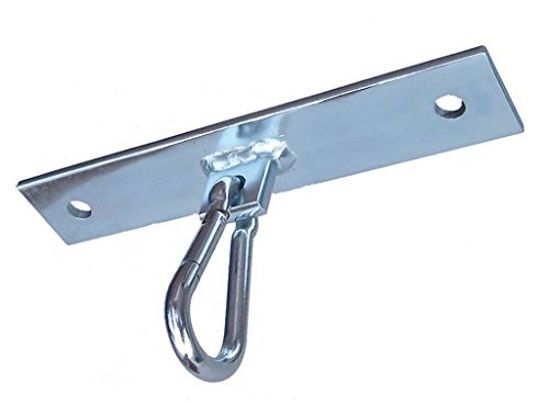 Lonsdale Heavy Duty Ceiling Hook Ha Punch Bag - Grey, One Size by Lonsdale