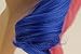 Glameow Adjustable Pink and Blue Ponytail Wig Long Curly Hair Halloween Costume Cosplay Wig