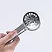 DODOGA Stainless Steel Tea Bag Squeezer Round Tongs Tea Bag Holder Long-Handled Tea Infuser Tea Strainers Tea Filters Tea Squeezer, Tea Strainers for Loose Tea Kitchen Bar, Silver, 2 Pcs