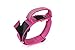 Julius-K9 Color & Gray Collar with Handle, Safety Lock and Interchangeable Patch, 2 in (21-29.5 in), Pink-Gray (Model: 200HA-K-PN-2015)