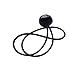 Long Hair Ties for Dreadlocks - Brown Etched Dread Hair Ties - Ouchless, No Tangle, No Neck Strain Extra Long Ponytail Holder for Heavy Hair Dreadlocks Accessories