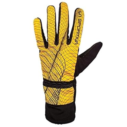 La Sportiva Winter Running Glove Yellowblack Large Y02