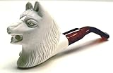 Meerschaum Pipes- Mini Hand Finished Wolf