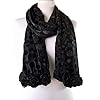 [Handmade in USA] Beautiful Bohemian Floral Vintage Inspired Burnout Long Scarf Shawl Wrap