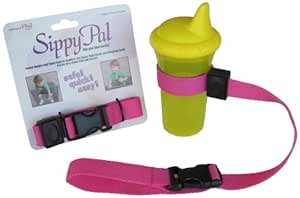 PBnJ Baby SippyPal Cup Holder, Pink (Discontinued by Manufacturer)
