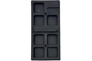 BIXINRUN Vise Tool Block Reinforced Plastics Black Repair Smithing Tool Part Support (Lower 15）, Same Tight Fit, High Strength Soft Durable Co-polymer