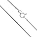 Sterling Silver Chain Necklace for Women Snake 1mm Tarnish Resistant Responsibly Sourced - Non-Migrating Clasp Design - Sterling Silver Chain Necklace - Italian Made in Italy - Quality Durable Sturdy 1mm Chain for Women - Quality Gift Box - 925 Sterling Silver Chain Necklace (24 Inches)