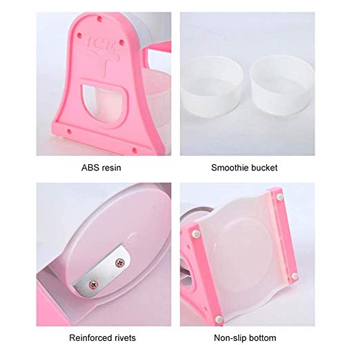 JAYI Manuelle Ice Crusher, Ice Shaver Eismaschine Tragbare Handkurbel Ice Crusher Und Rasierte Eismaschine Für Mango… – Bild 3
