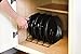 Miriga Life Heavy Duty Pot & Pan Organizer Rack Holder - Best for Kitchen and Cabinet Storage of Pots Pans Lids - Great for Cast Iron - No Assembly Required - Black