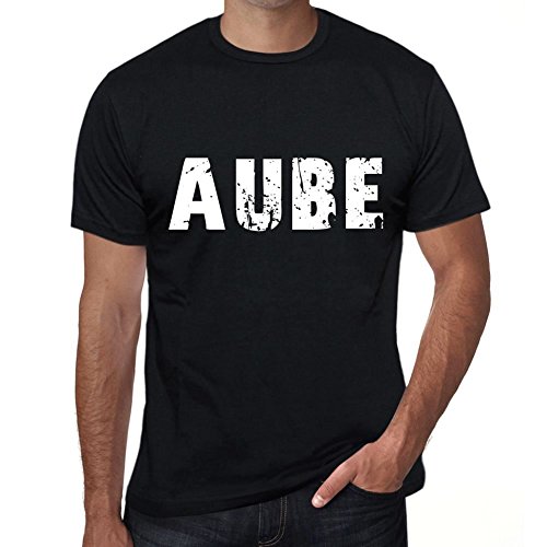 Men's Tee Shirt Vintage T Shirt Aube XX-Large Black