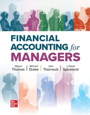 Financial Accounting for Managers: 2024 Release ISE: David