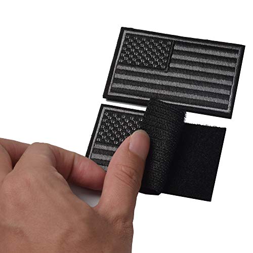 2 Pcs Tactical USA Flag Patch American Flag United States of America Military Uniform Emblem Patches