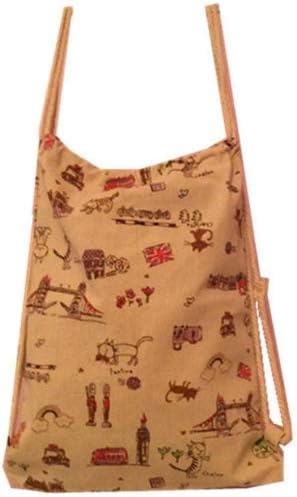 Children Adult Retro Canvas Drawstring Rcksack Gym/ PE/ Sports/ Book Bag (London Landmark)