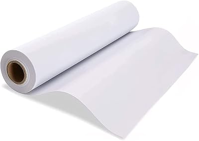 LEUSO White Drawing Paper Roll 44cm x 20m Art Paper for Painting Sketching