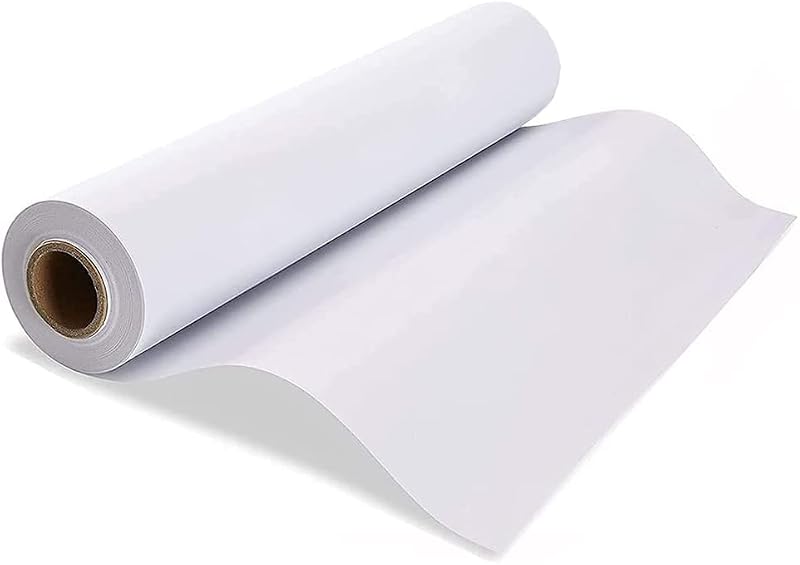 LEUSO White Drawing Paper Roll 44cm x 20m Art Paper for Painting Sketching