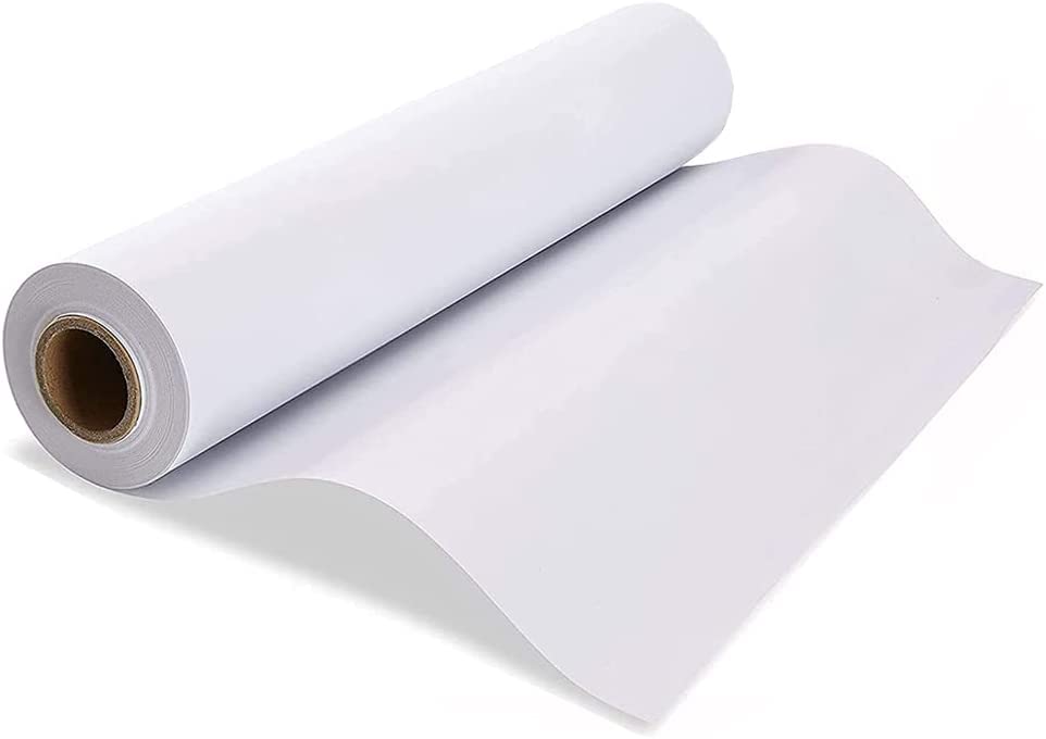 White Drawing Paper Roll - 20 m Art Paper Roll (44CM X 20M) Painting Sketching Paper for Easel, Bulletin Board, Wall Art, Gift Wrap