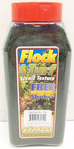 Scenic Express 817B Hazy Green Fine Flock & Turf 32oz Bottle