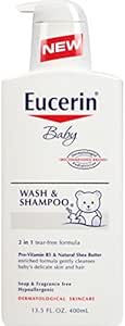 eucerin wash and shampoo