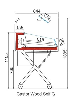 Oscartielle Castor Wood SELF Self Service - Vitrina de ...