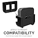 [EOL] Brainwavz Apple TV Mount with VHB Tape - Compatible with All Apple TVs Including Apple TV 4K, No Screw Holder (Black) [EOL]