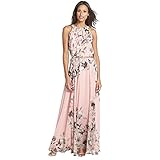 Chen Women Summer Print Boho Long Maxi Evening Party Cocktail Dress Beach Dress