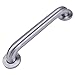 Amazon Basics Bathroom Handicap Safety Grab Bar, 12 Inch Length, 1.5 Inch Diameter, Stainless Steel