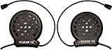 UCLEAR Digital Boost Pro (Formerly Pro Mic) Speaker Set & Mic for Half, 3/4, Modular & Full Face Helmets compatible with AMP, HBC100 PLUS, HBC150 & HBC200 Bluetooth Headset Series (NOT HBC100 or Vybe)