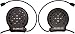 UCLEAR Digital Boost Pro (Formerly Pro Mic) Speaker Set & Mic for Half, 3/4, Modular & Full Face Helmets compatible with AMP, HBC100 PLUS, HBC150 & HBC200 Bluetooth Headset Series (NOT HBC100 or Vybe)