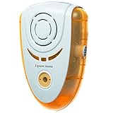 I-pure items Electromagnetic Ultrasonic Pest Repeller Control - Best Electronic Plug In Pest Repellent - Repels All Kinds of Rodents and Insects - Auto Night Light and Pet Friendly