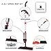 Floor Spray Mop Kit with 4 in-1 Function, Mop Set for Vinyl, Hardwood, Laminate, Marble, Tile Floors – 7 Accessories: 2 Microfiber Pads, 2 Window Cleaner Pads, 1 Glass Wiper, 1 Chenille Pad 1 Scraper