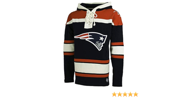 patriots lace up hoodie