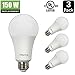 A21 LED Light Bulb 20W (150 Watt Equivalent), 2300 Lumens 4000K Cool White (Clean Neutral White), E26 Medium Screw Base, Not-Dimmable, UL Listed, XMprimo - 3 Pack