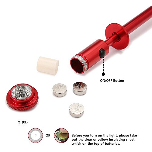 SUPERYO Magnetic Claw Pick-Up Tool Lighted Flexible Claw Grabber for Litter Pick Home Sink Garden