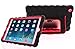 Apple iPad mini iPad mini Retina iPad mini 3 Hideaway with Stand Red Gumdrop Cases Silicone Rugged Shock Absorbing Protective Dual Layer Cover Case