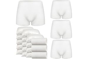Ramede Disposable Men Cotton Underwear Disposable Exam Short Portable Cotton Male Patient for Travel Massage Hotel Spa