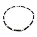 5mm Dark Brown Coco Bead Hawaiian Surfer Necklace with White Puka Shell & Coco Bead Accents, Barrel Lock