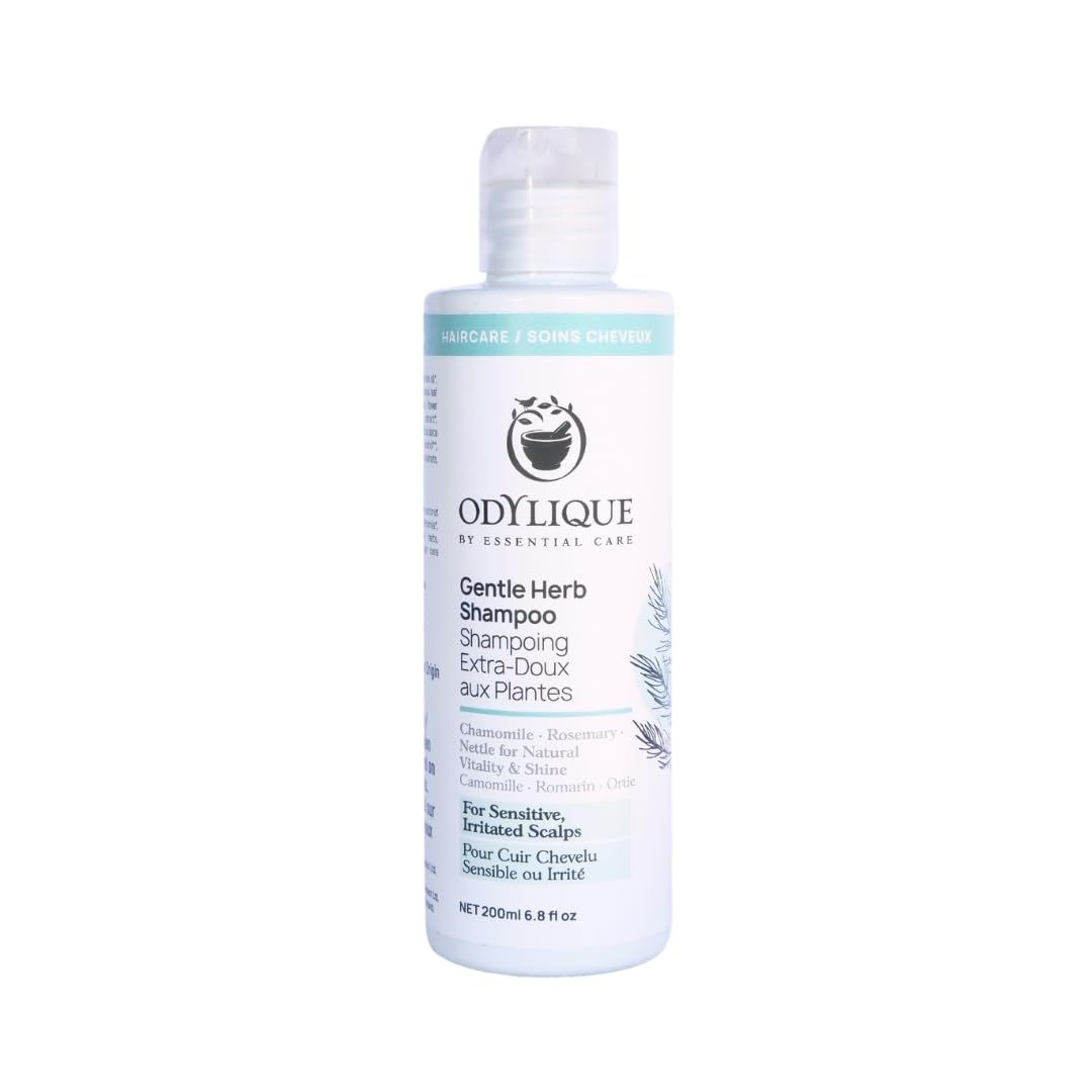 Odylique Gentle Herb Shampoo 200ml | For Sensitive Scalp | Organic & 100% Natural | Sulphate Free