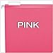 Pendaflex 04153 1/5 PIN Reinforced Hanging Folders, Legal Size, Pink, 1/5 Cut, 25/BX (4153 1/5 PIN)