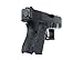 TALON Grips Adhesive Grip Compatible with Glock 26, 27, 28, 33, 39 – Made in The USA – Gen - Granulate, Black