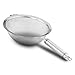 ORBLUE 6.5-Inch Fine Mesh Food Strainer, Stainless Steel Kitchen Colander