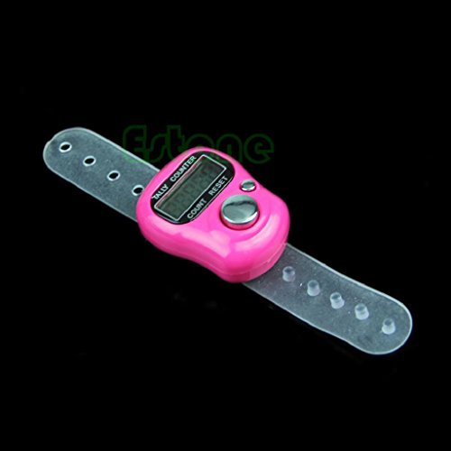 Qisuw LCD Electronic Digit Tally Counter Stitch Marker and Row Counter