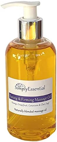 Simply Essential Toning and Firming Massage oil 250ml Anti-cellulite body tone firm blend