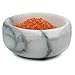 RSVP International Herb & Salt Containers for Countertop Polished Marble Dish/Bowl, 2.75