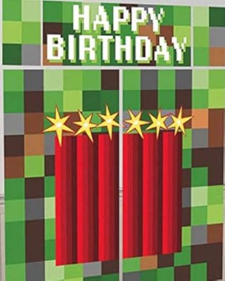Minecraft Tnt Party Wall Poster Decorating Kit 5pc Buy Online